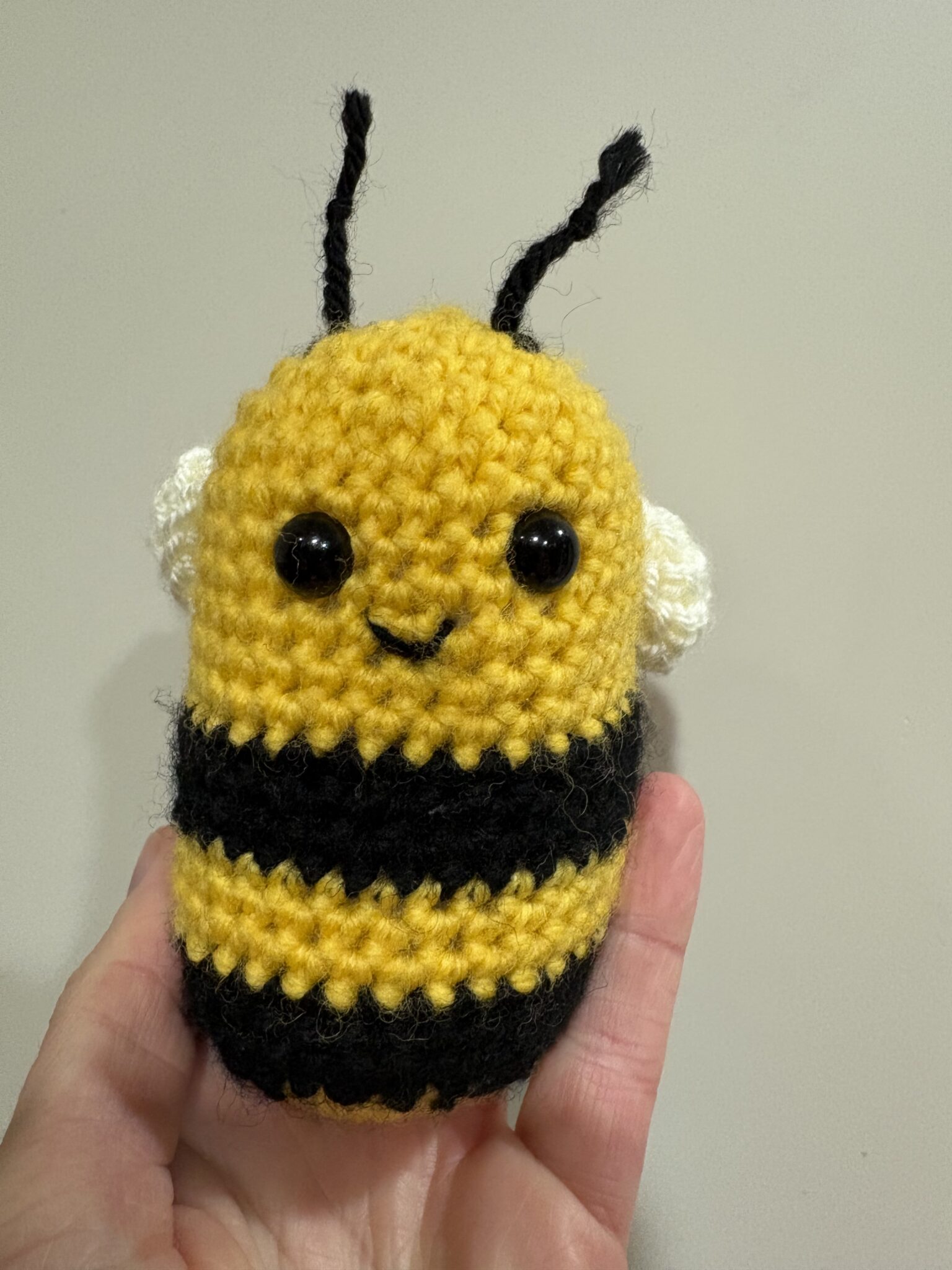 4.) Crocheted bee